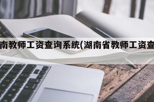 湖南教师工资查询系统(湖南省教师工资查询)